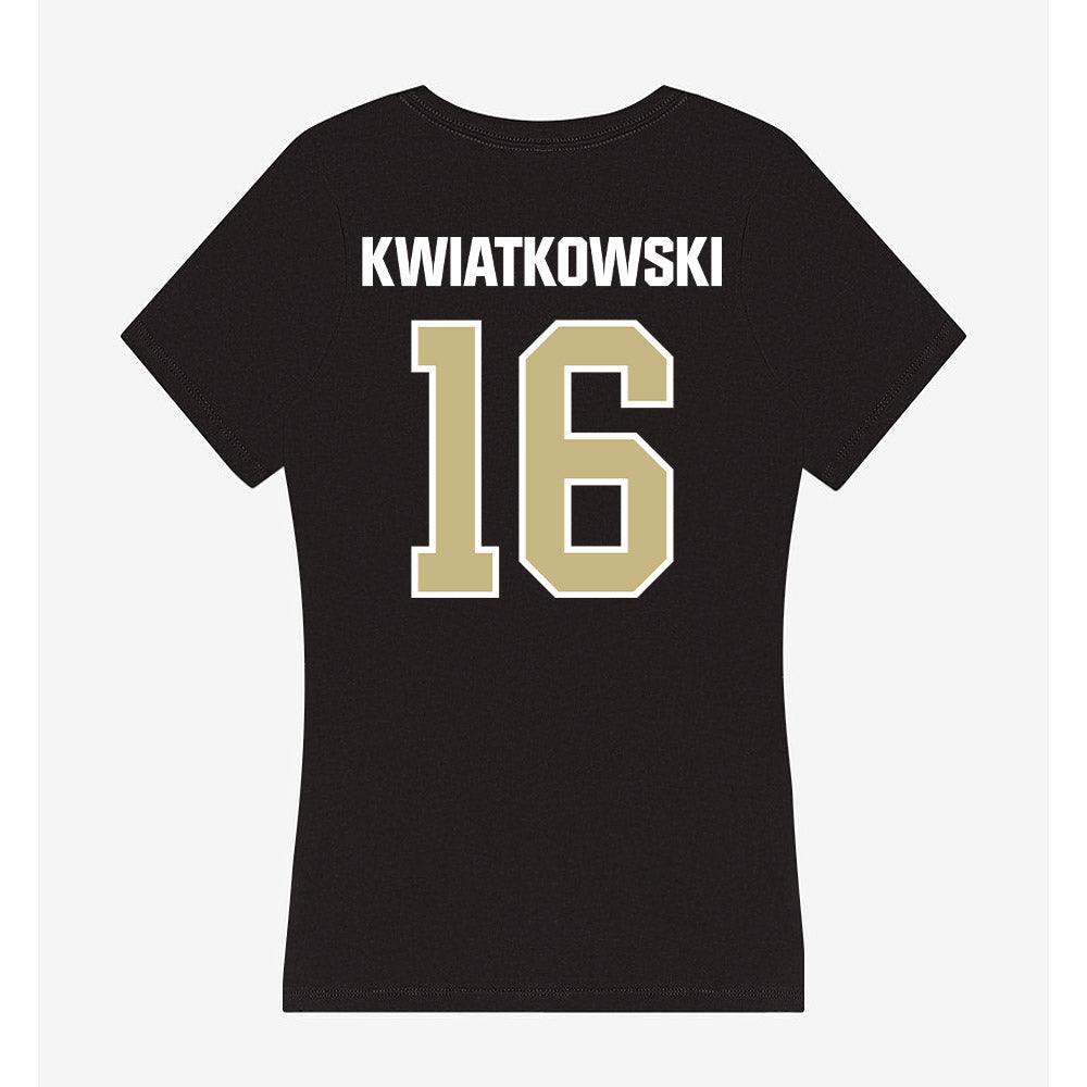 Akron - NCAA Women's Lacrosse : Cami Kwiatkowski - Women's V-Neck T-Shirt-1