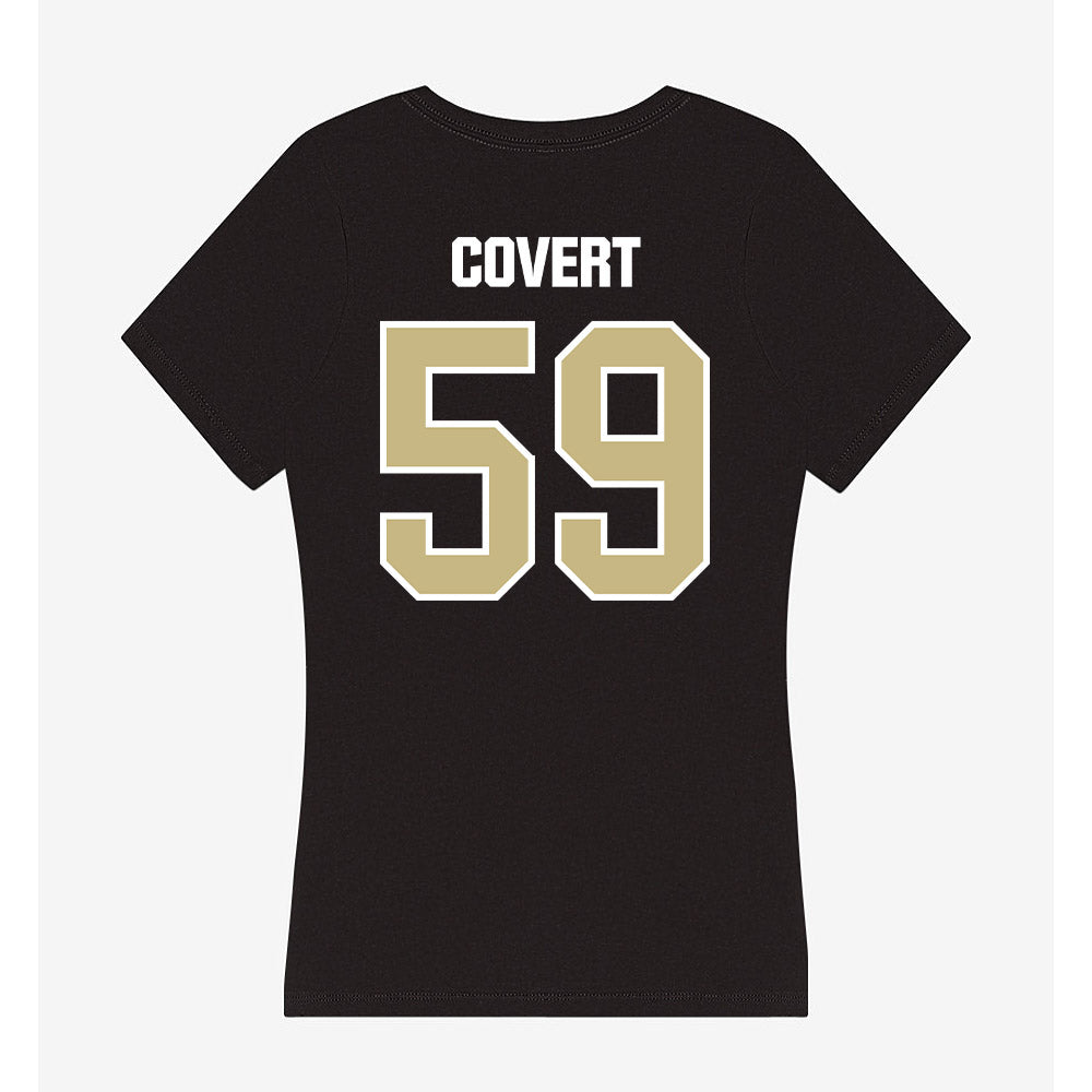 Akron - NCAA Football : Nathan Covert - Women's V-Neck T-Shirt-1