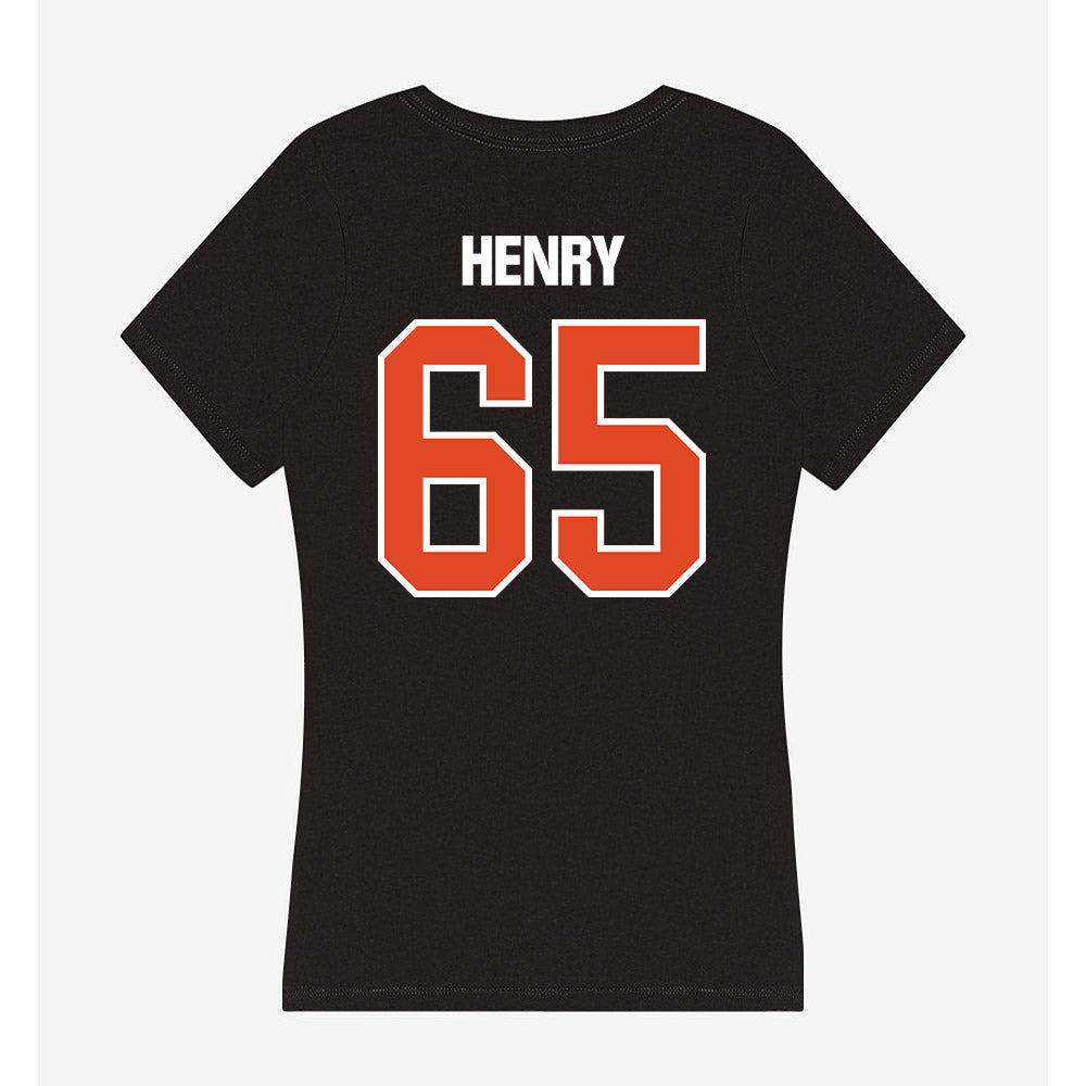 UTSA - NCAA Football : Jarrett Henry - Women's V-Neck T-Shirt-1