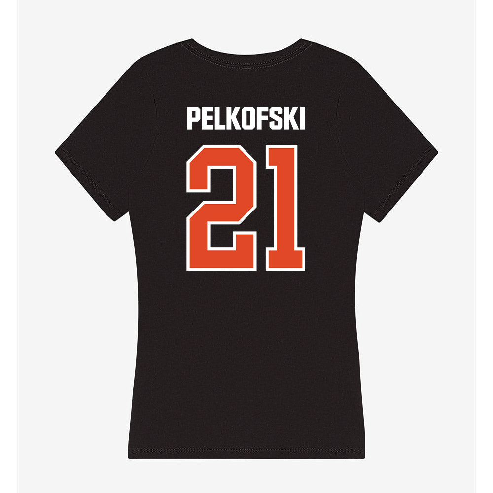 UTSA - NCAA Women's Soccer : Caroline Pelkofski - Women's V-Neck T-Shirt-1