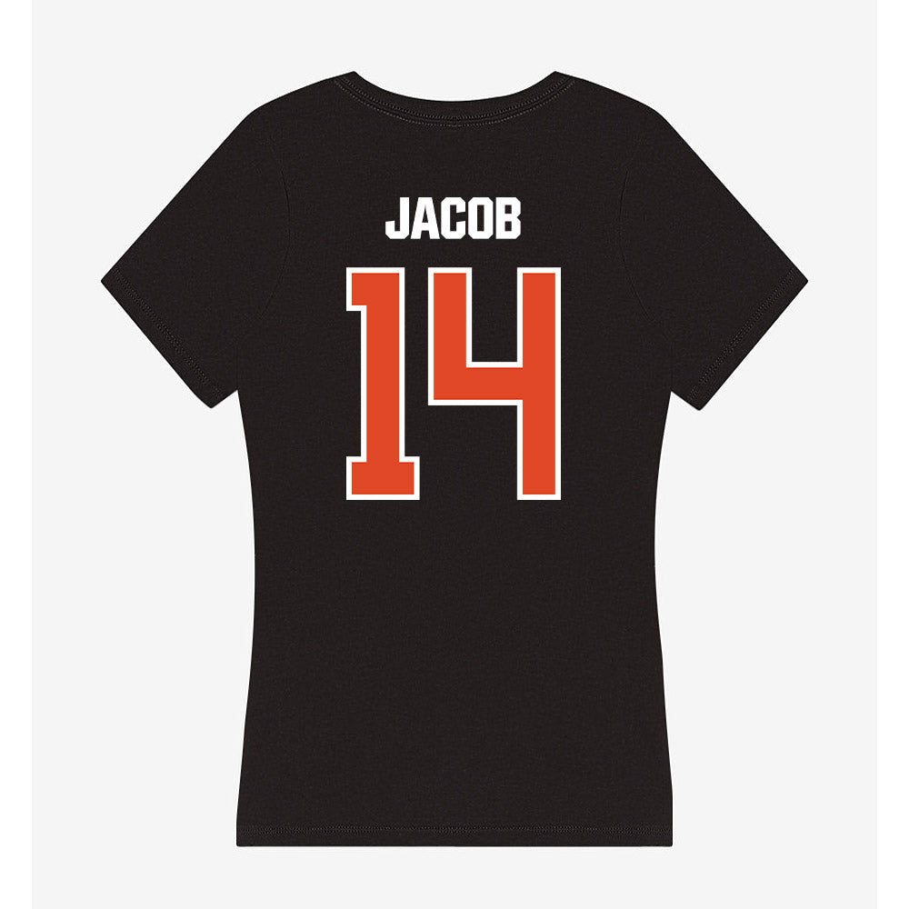 UTSA - NCAA Baseball : Mason Jacob - Women's V-Neck T-Shirt-1
