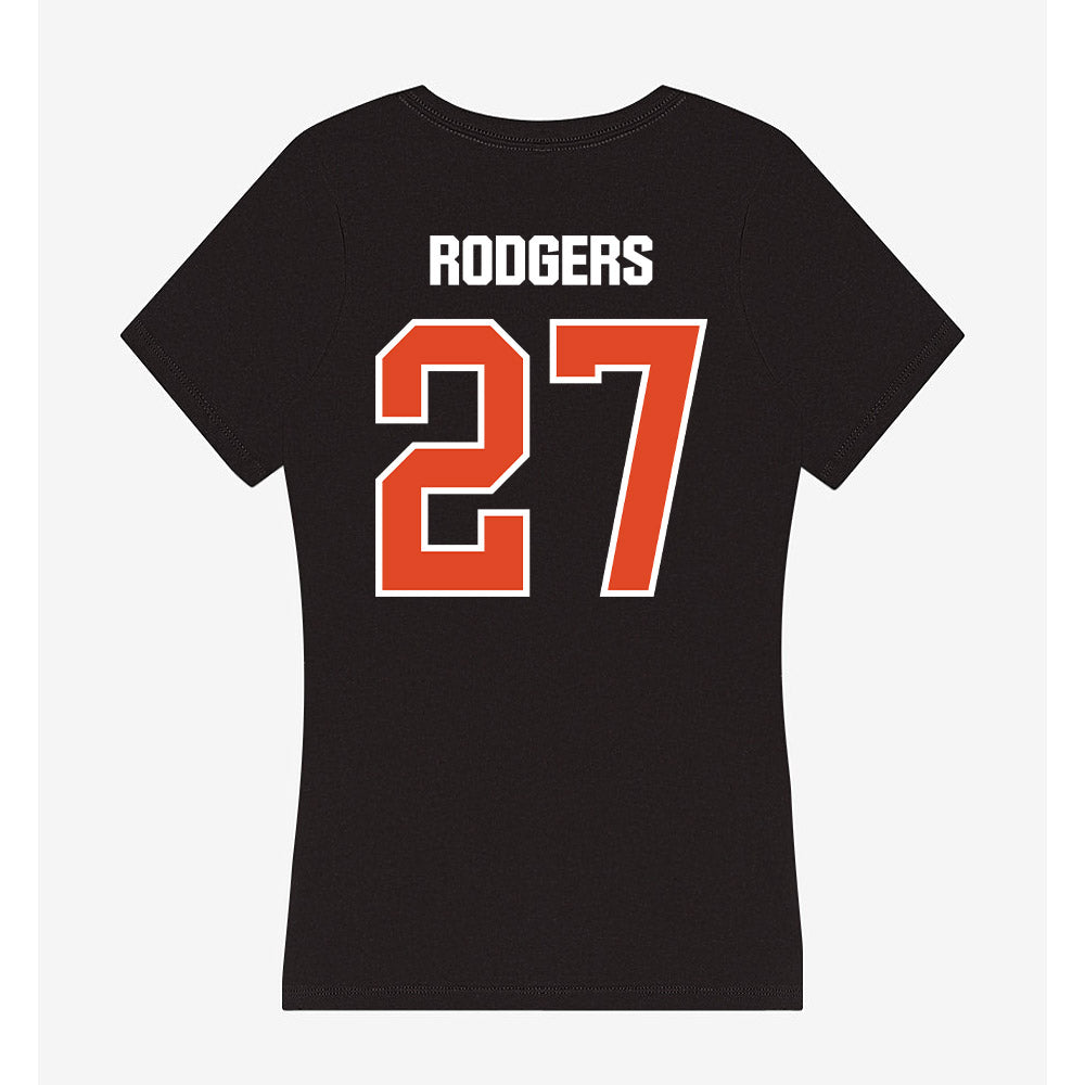 UTSA - NCAA Football : Jakevian Rodgers - Women's V-Neck T-Shirt-1