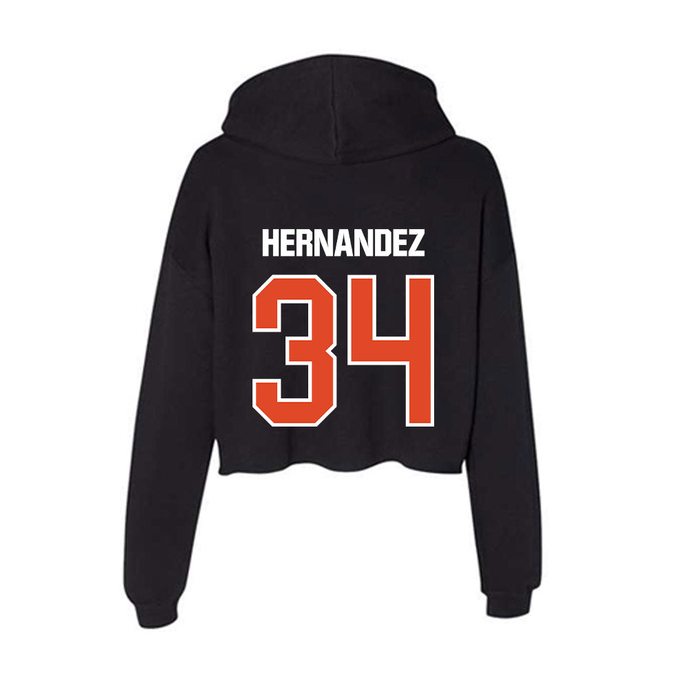 UTSA - NCAA Softball : Arlette Hernandez - Women's Crop Fleece Hoodie-1