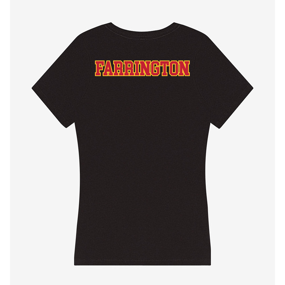 Ferris State - NCAA Men's Track & Field : Blace Farrington - Women's V-Neck T-Shirt-1