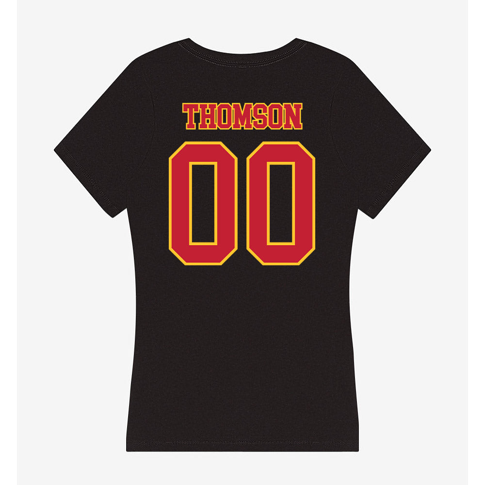 Ferris State - STUNT : Faith Thomson - Women's V-Neck T-Shirt-1