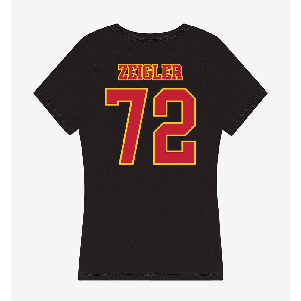 Ferris State - NCAA Football : Jaden Zeigler - Women's V-Neck T-Shirt-1