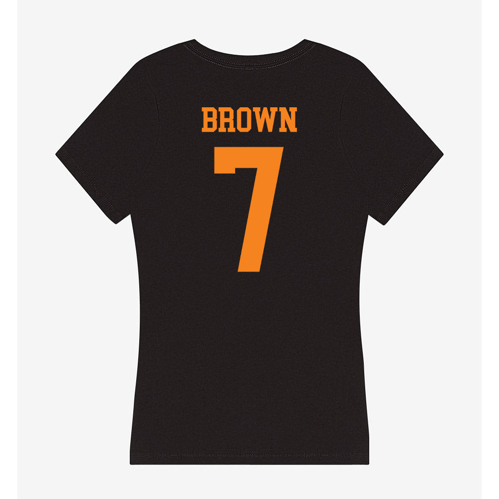 UTEP - NCAA Football : Jaylan Brown - Women's V-Neck T-Shirt-1