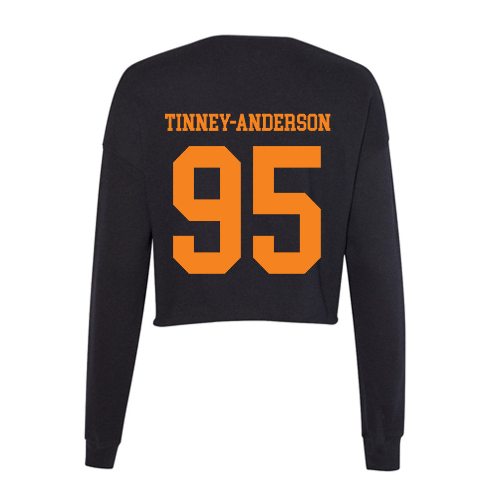 UTEP - NCAA Football : DAdrian Tinney-Anderson - Women's Cropped Crew Fleece-1