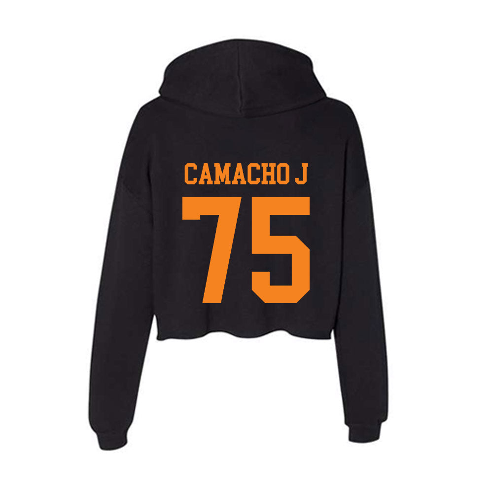 UTEP - NCAA Football : Juan Camacho J - Women's Crop Fleece Hoodie-1