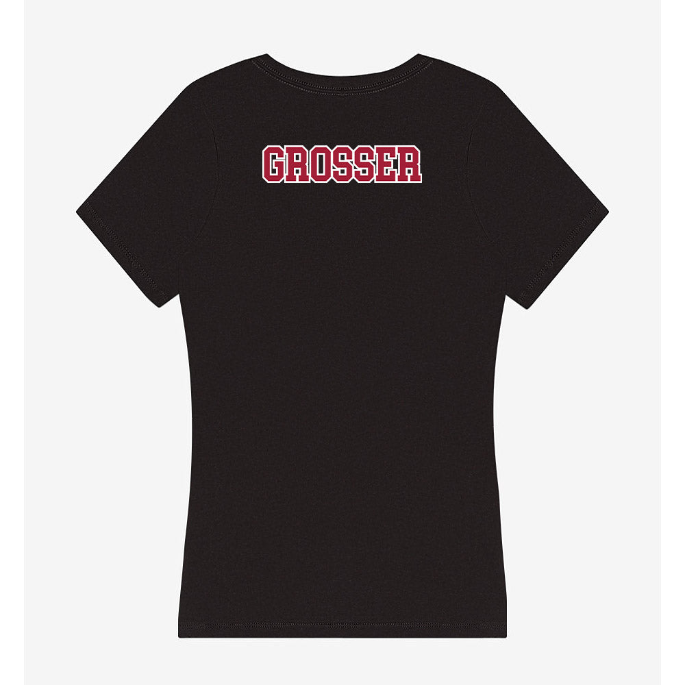 St. Joe's - NCAA Men's Rowing : Malwin Grosser - Women's V-Neck T-Shirt-1