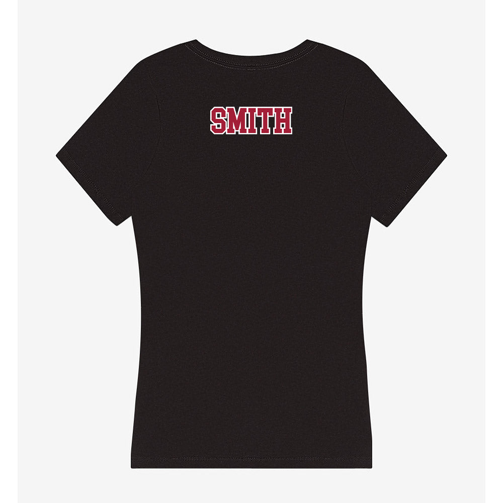 St. Joe's - NCAA Men's Track & Field : Elijah Smith - Women's V-Neck T-Shirt-1
