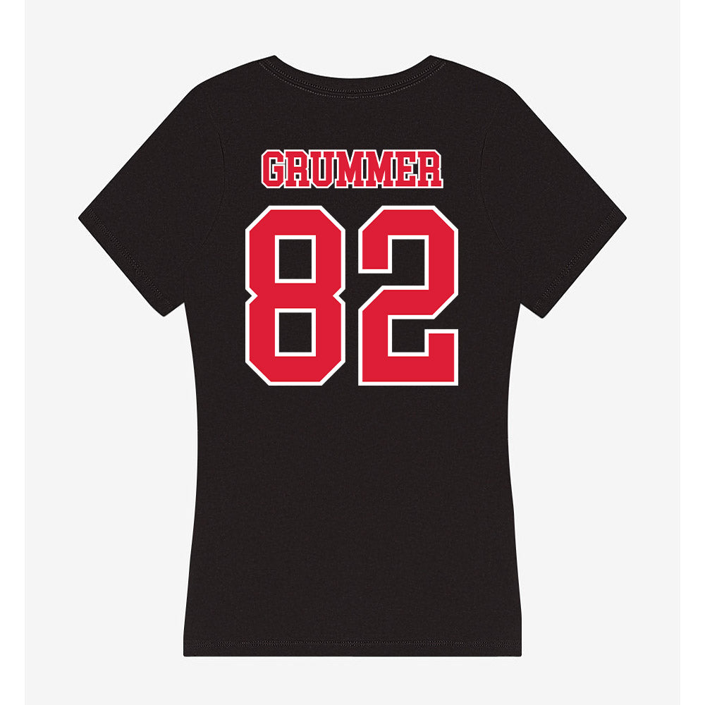 Lamar - NCAA Football : Aidan Grummer - Women's V-Neck T-Shirt-1