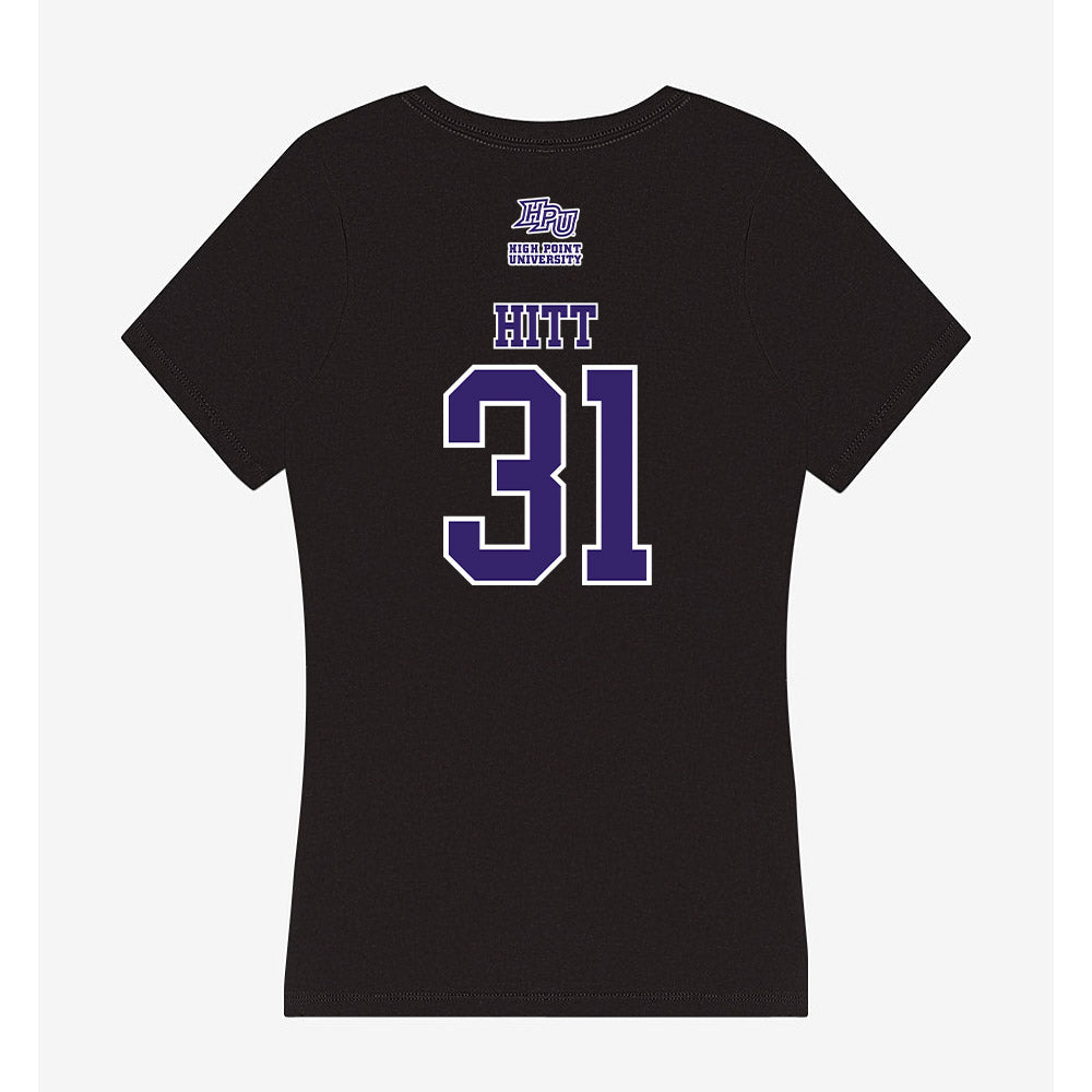High Point - NCAA Baseball : Dalton Hitt - Women's V-Neck T-Shirt-1