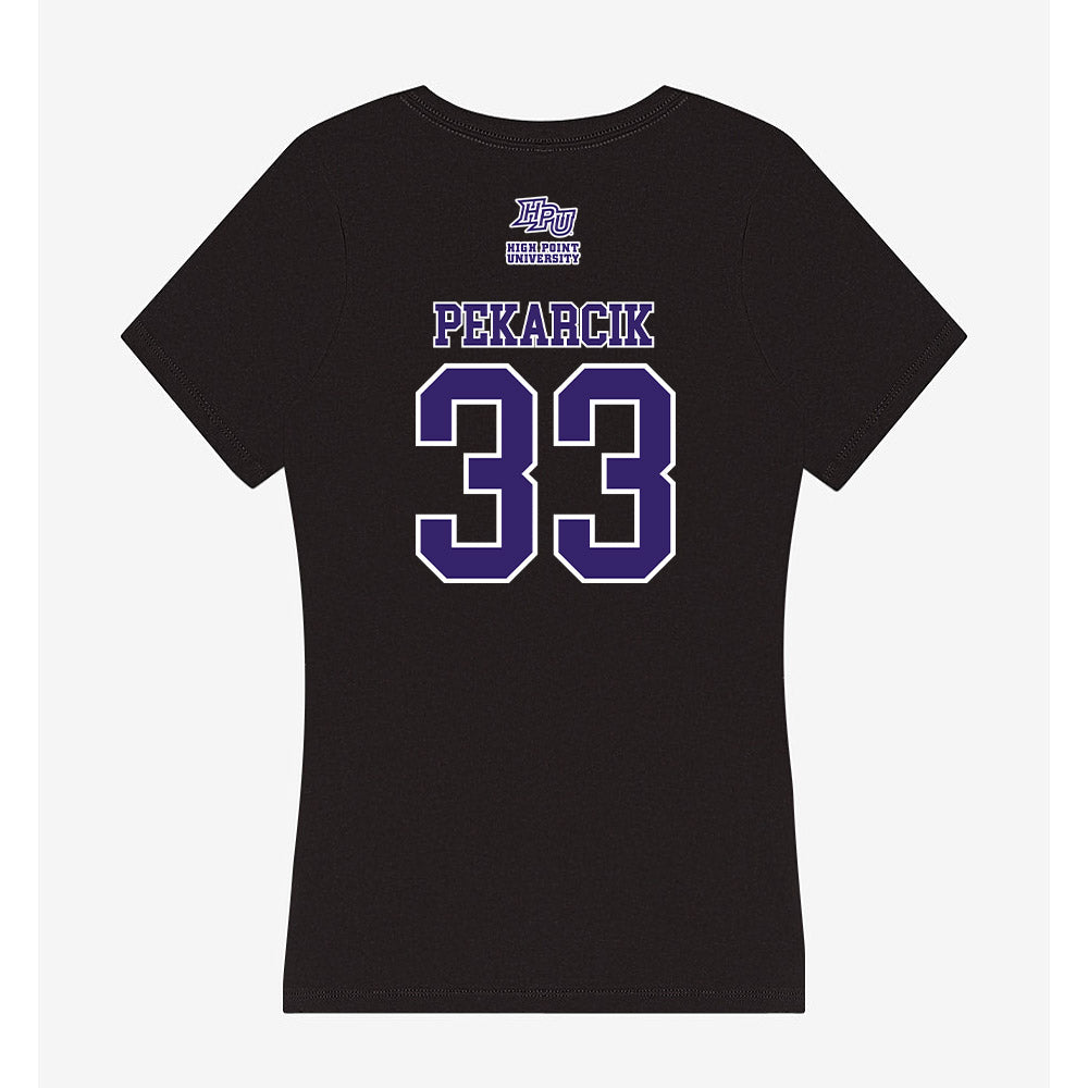 High Point - NCAA Women's Lacrosse : Emerson Pekarcik - Women's V-Neck T-Shirt-1