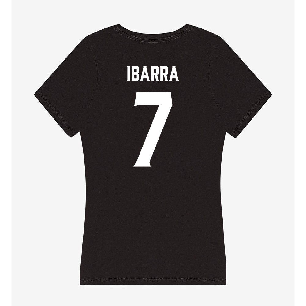 Furman - NCAA Women's Soccer : Alexa Ibarra - Women's V-Neck T-Shirt-1