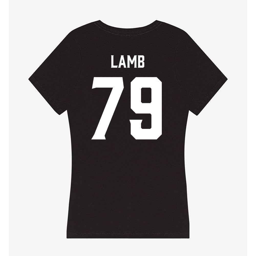 Furman - NCAA Football : Ryan Lamb - Women's V-Neck T-Shirt-1