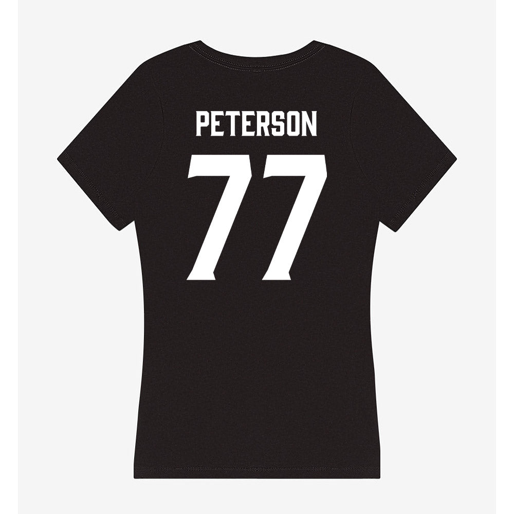 Furman - NCAA Football : Parker Peterson - Women's V-Neck T-Shirt-1