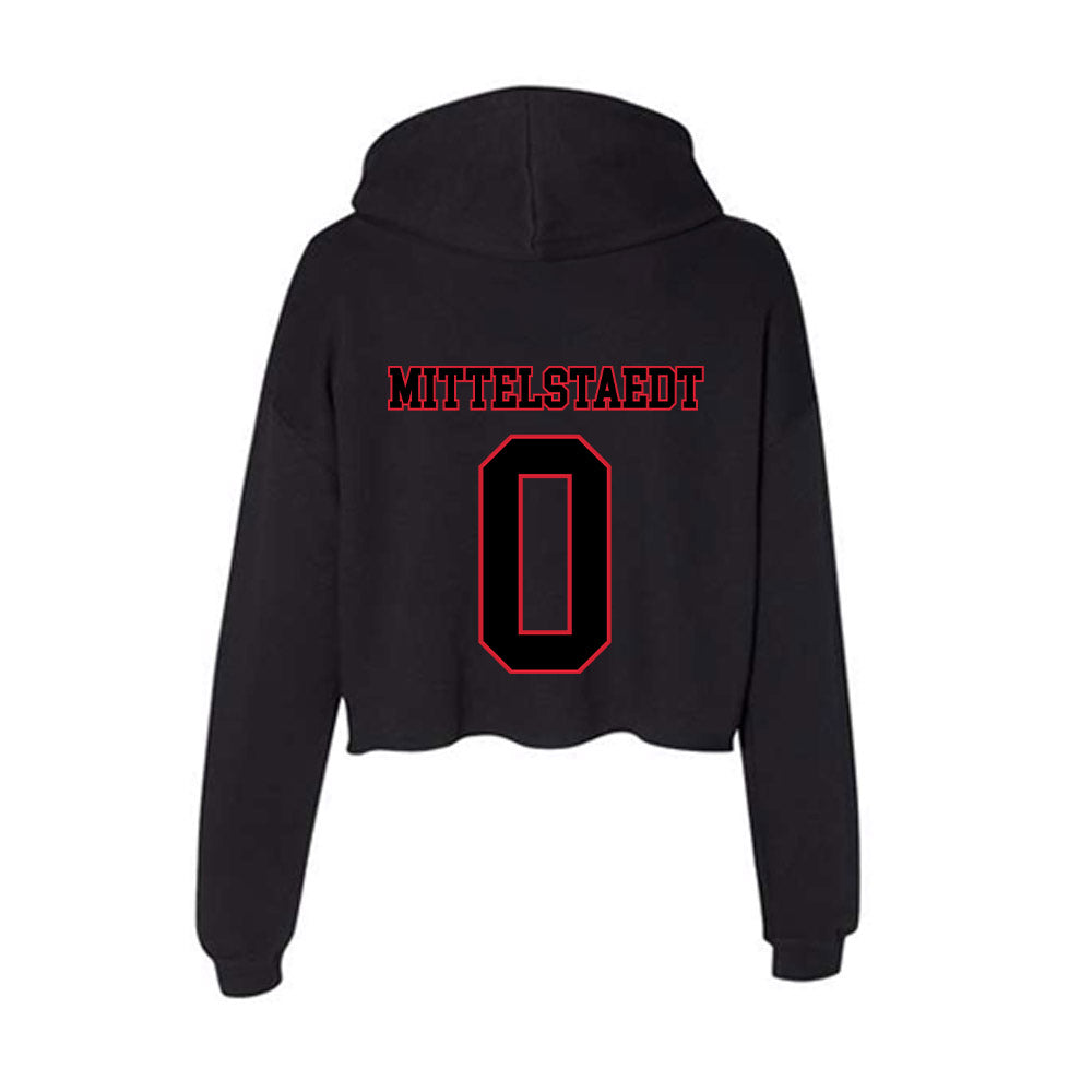 DePaul - NCAA Women's Soccer : Savannah Mittelstaedt - Classic Shersey Women's Crop Fleece Hoodie-1