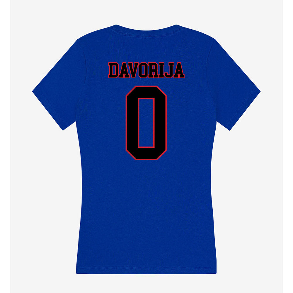 DePaul - NCAA Women's Basketball : Gina Davorija - Classic Shersey Women's V-Neck T-Shirt-1