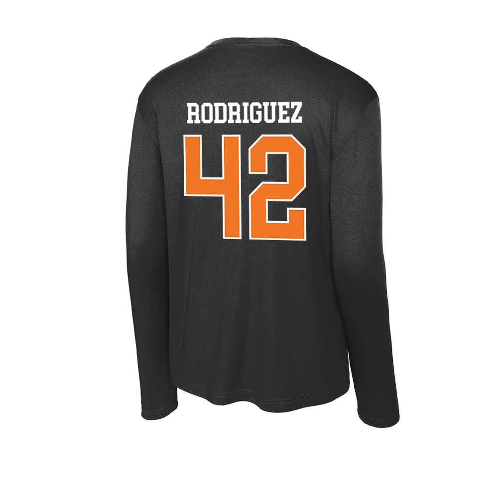 Texas Arlington - NCAA Women's Basketball : Jeanne Rodriguez - Activewear Long Sleeve T-Shirt-1