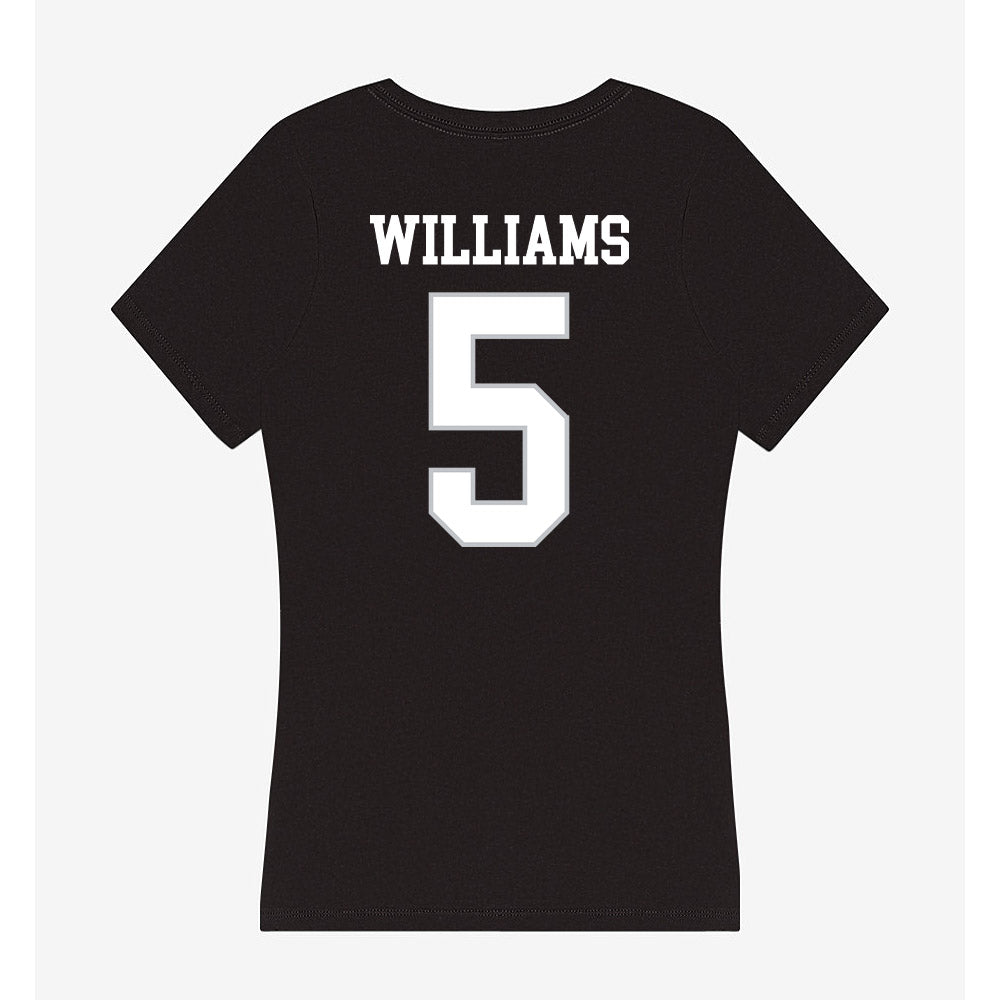 Rice - NCAA Men's Basketball : Jordan Williams - Women's V-Neck T-Shirt-1