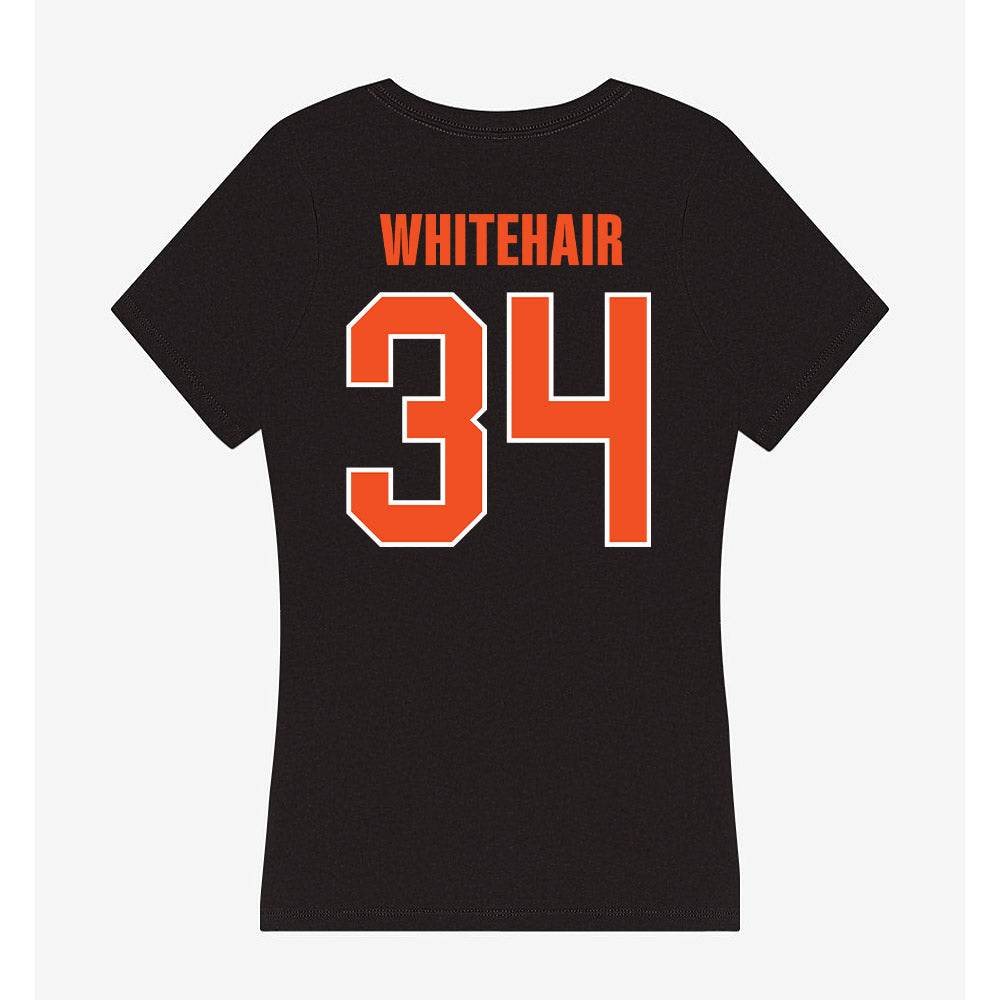 UTRGV - NCAA Women's Basketball : Rylie Whitehair - Women's V-Neck T-Shirt-1