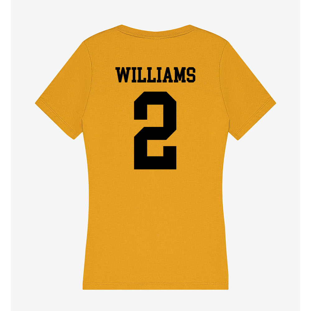App State - NCAA Football : Micah Williams - Women's V-Neck T-Shirt-1