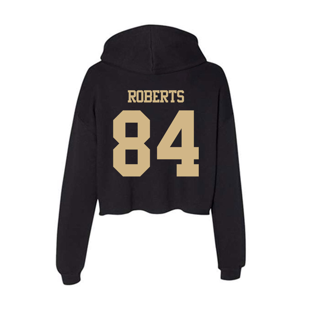 Tulsa - NCAA Football : Jewlyen Roberts - Women's Crop Fleece Hoodie-1