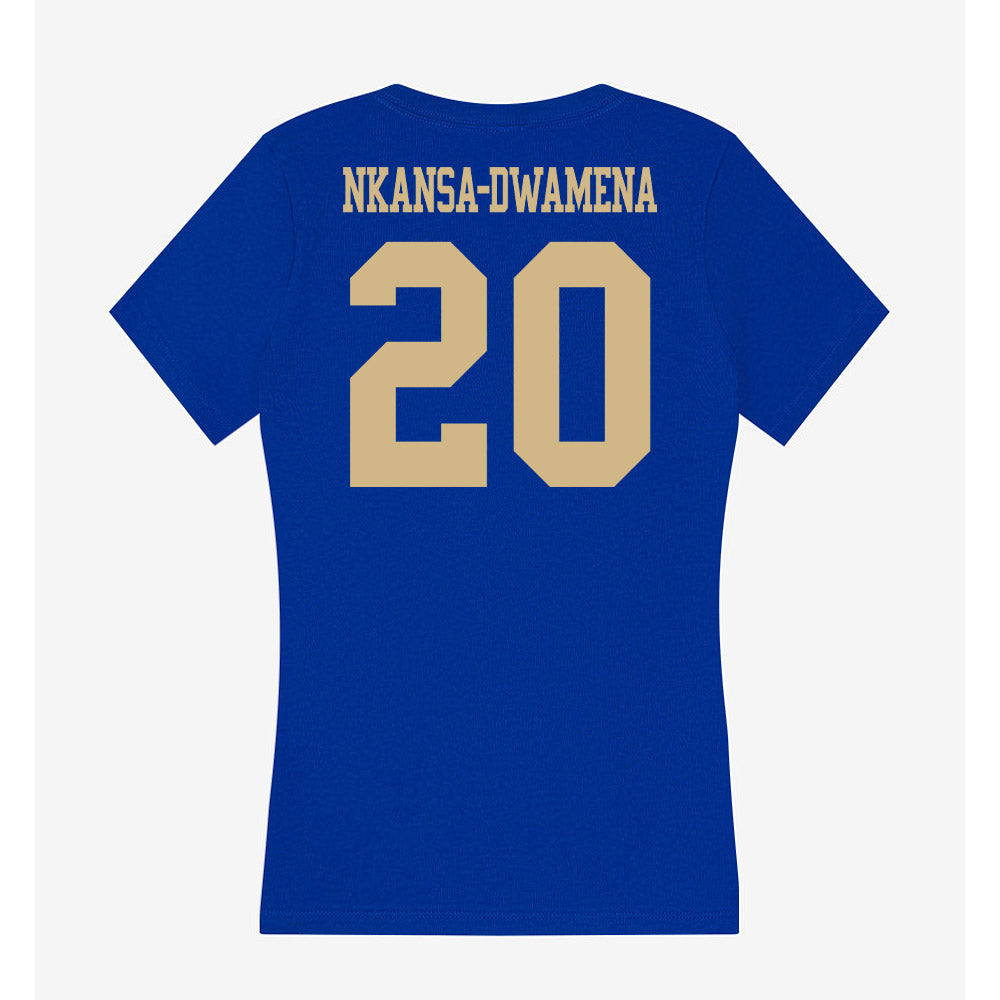 Tulsa - NCAA Men's Soccer : Nick Nkansa-Dwamena - Women's V-Neck T-Shirt-1