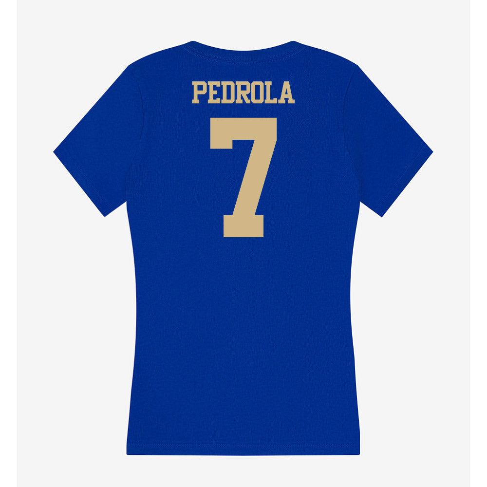 Tulsa - NCAA Men's Soccer : Arnau Pedrola - Women's V-Neck T-Shirt-1