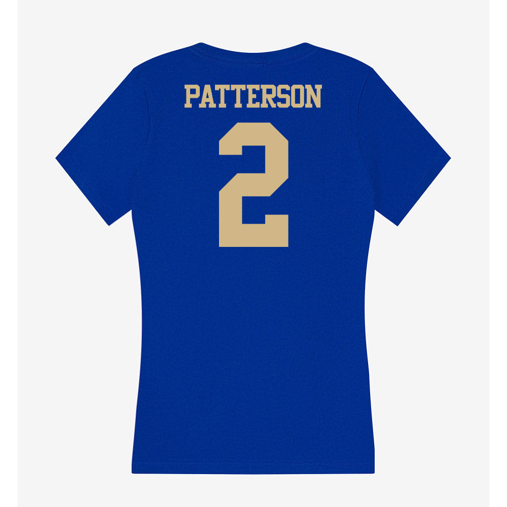 Tulsa - NCAA Women's Volleyball : Lauren Patterson - Women's V-Neck T-Shirt-1