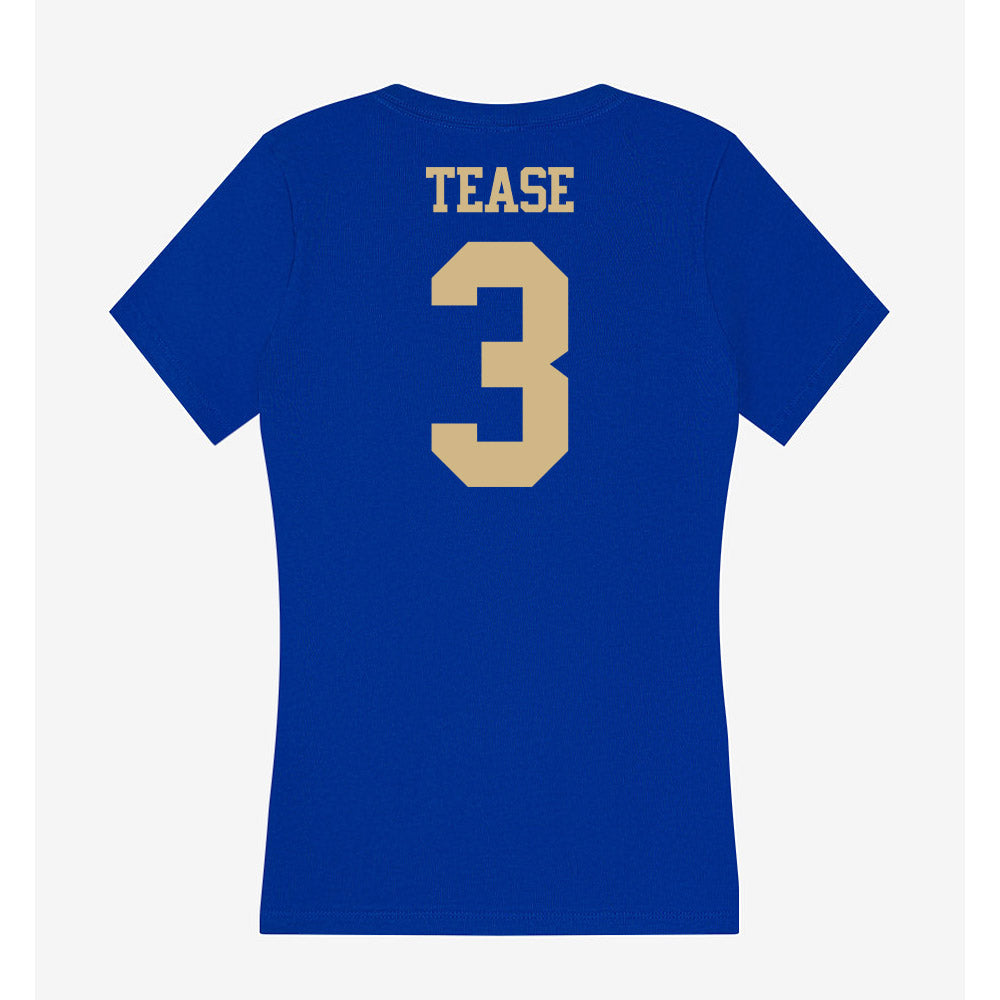 Tulsa - NCAA Football : Micah Tease - Women's V-Neck T-Shirt-1