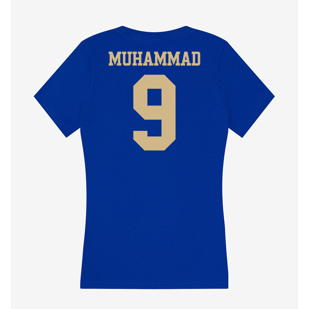 Tulsa - NCAA Women's Soccer : makayla muhammad - Women's V-Neck T-Shirt-1