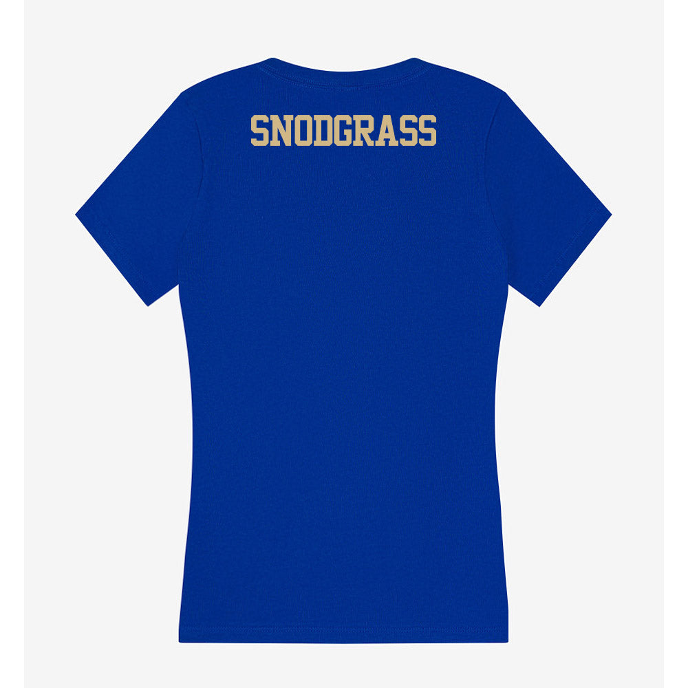 Tulsa - NCAA Women's Track & Field : Scout Snodgrass - Women's V-Neck T-Shirt-1