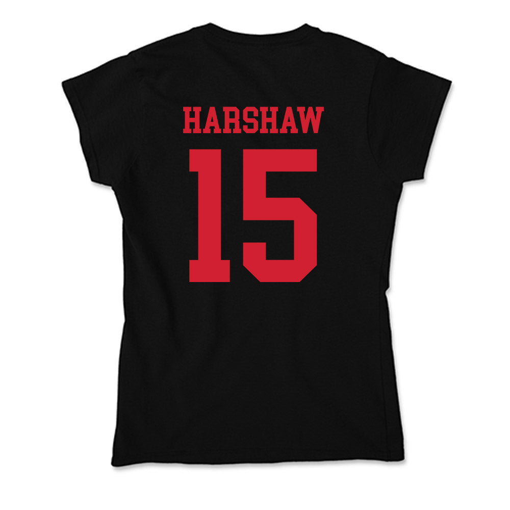 SMU - NCAA Men's Soccer : Nick Harshaw - Soft Style Women’s T-Shirt-1