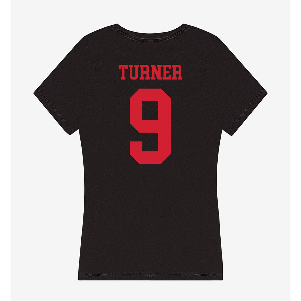 SMU - NCAA Football : Zachery Turner - Women's V-Neck T-Shirt-1