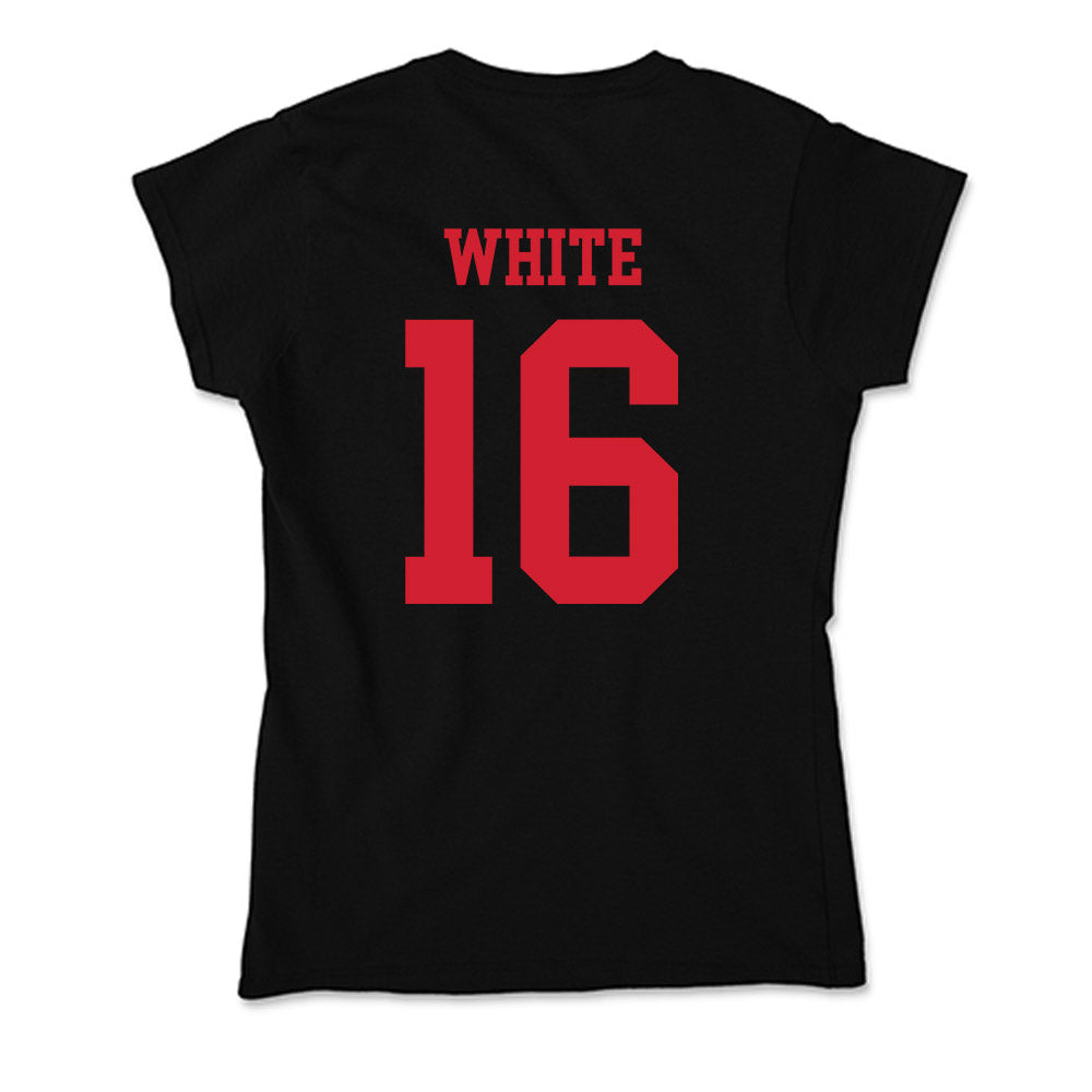 SMU - NCAA Football : Marques White - Soft Style Women’s T-Shirt-1