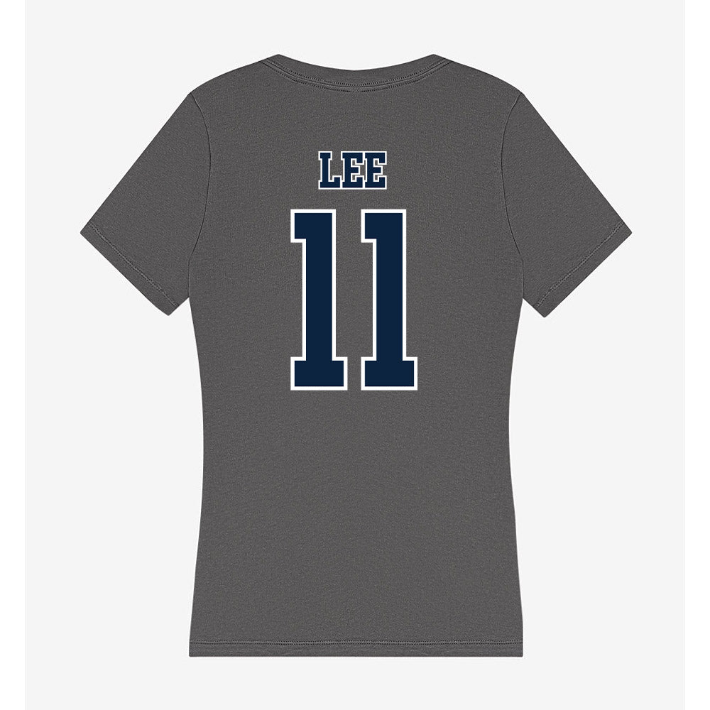 Xavier - NCAA Men's Soccer : Gun Lee - Women's V-Neck T-Shirt-1