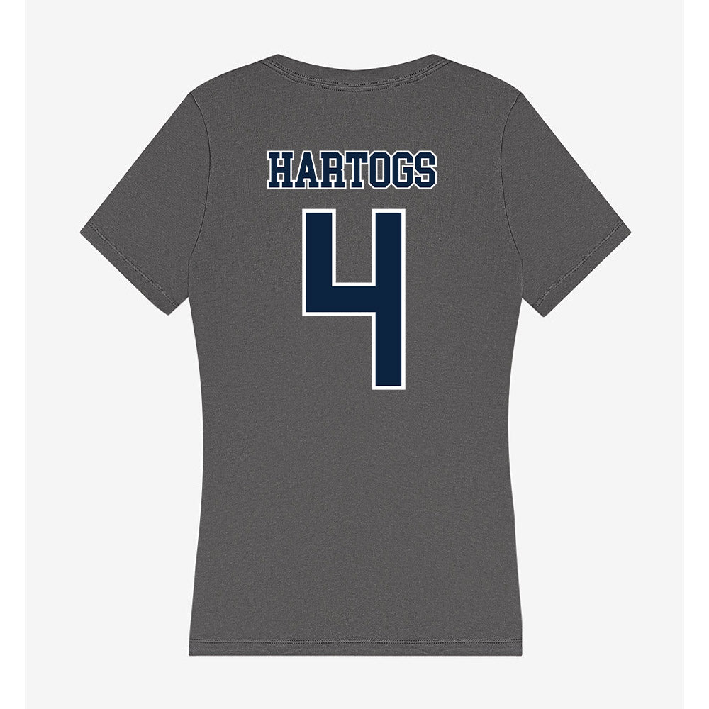 Xavier - NCAA Women's Soccer : Kyra Hartogs - Women's V-Neck T-Shirt-1