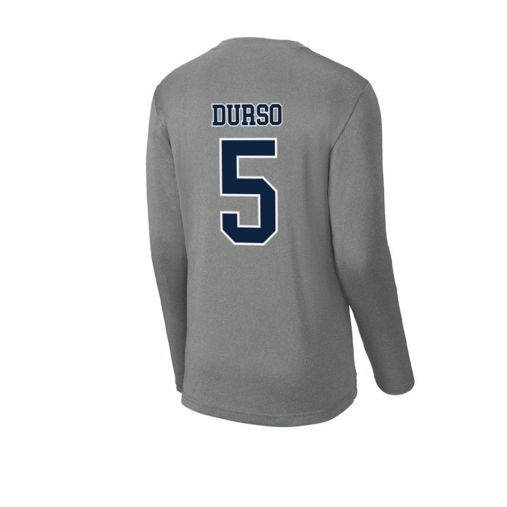 Xavier - NCAA Men's Soccer : Ryan Durso - Activewear Long Sleeve T-Shirt-1