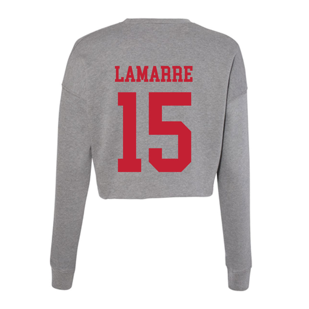 Seattle - NCAA Women's Soccer : Sonia Lamarre - Women's Cropped Crew Fleece-1