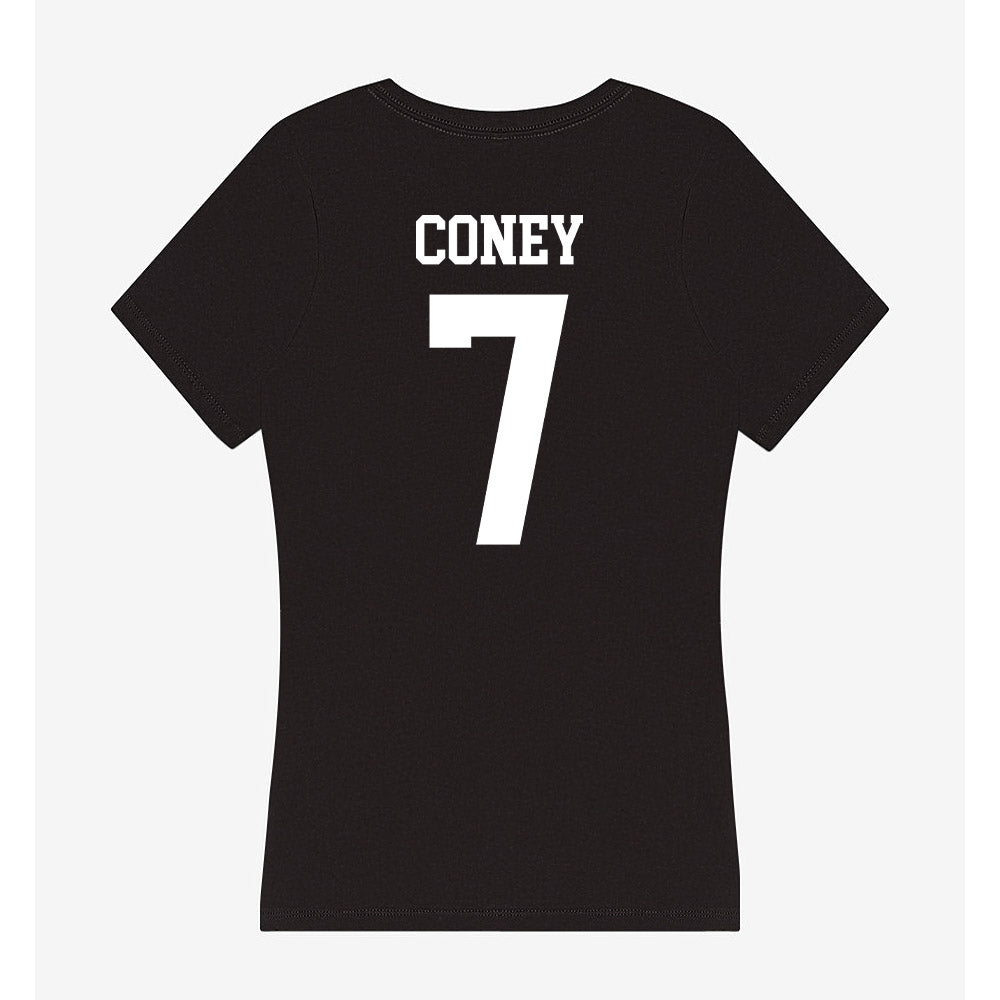 UTPB - NCAA Football : Kharel Coney - Women's V-Neck T-Shirt-1