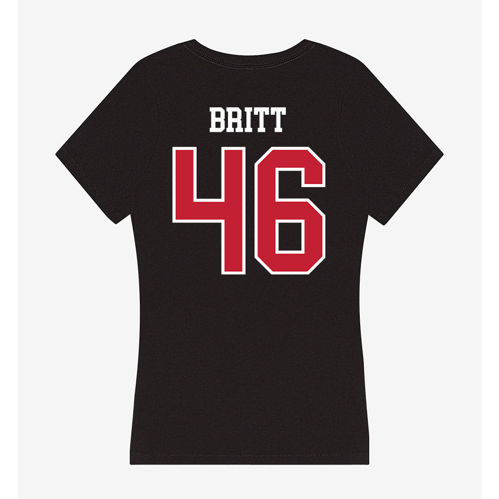 St. Johns - NCAA Baseball : Sean Britt - Classic Shersey Women's V-Neck T-Shirt-1