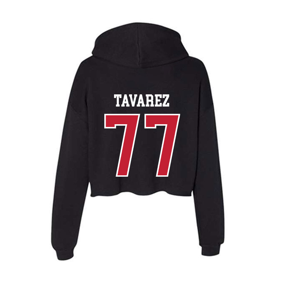 St. Johns - NCAA Baseball : Adrian Tavarez - Classic Shersey Women's Crop Fleece Hoodie-1