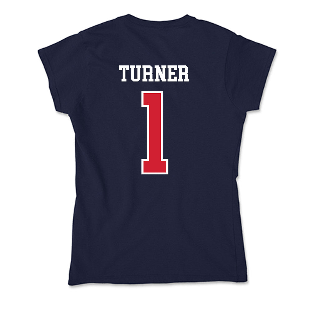 Robert Morris - NCAA Football : Myles Turner - Soft Style Women’s T-Shirt-1