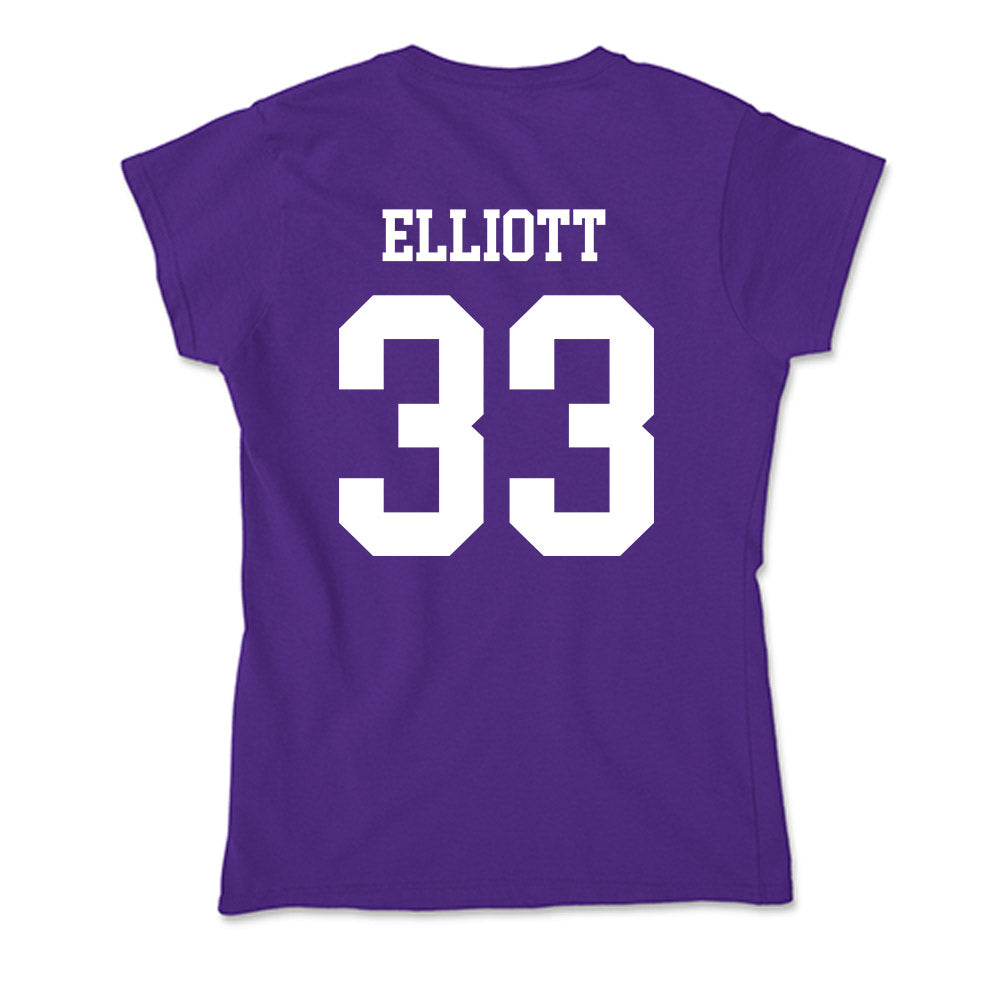 SFA - NCAA Baseball : Gage Elliott - Soft Style Women’s T-Shirt-1