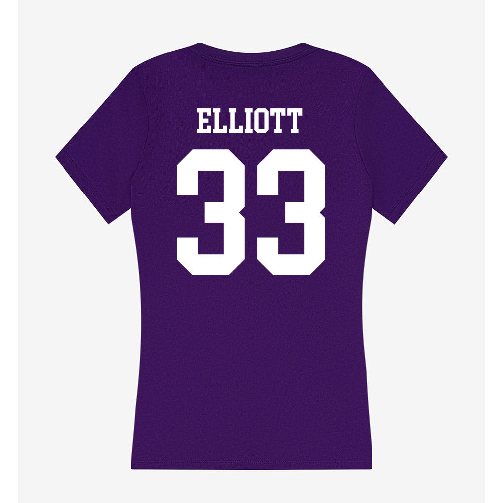 SFA - NCAA Baseball : Gage Elliott - Women's V-Neck T-Shirt-1
