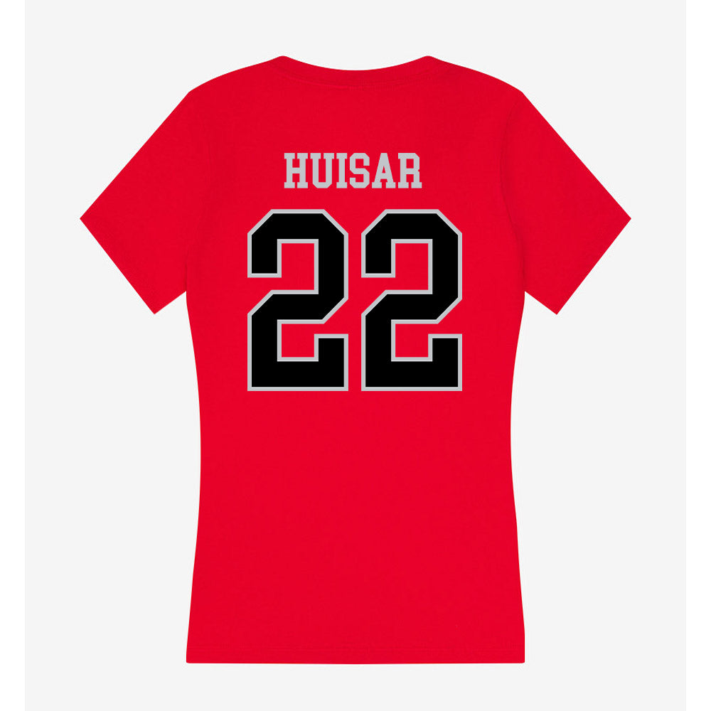 CSUN - NCAA Women's Water Polo : Leah Huisar - Women's V-Neck T-Shirt-1