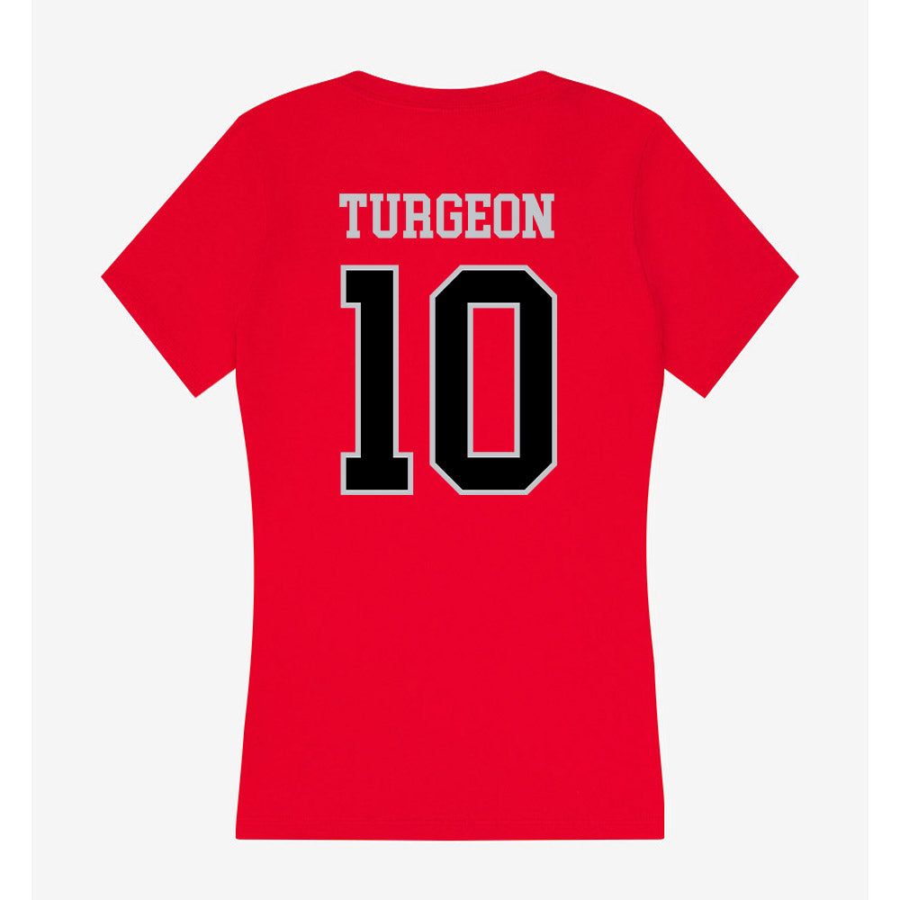 CSUN - NCAA Women's Volleyball : Tatiana Turgeon - Women's V-Neck T-Shirt-1