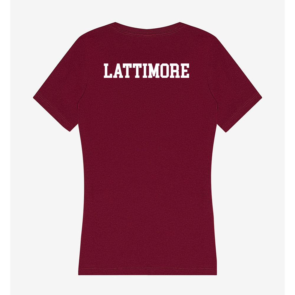 AAMU - NCAA Men's Track & Field : Sherman Lattimore - Women's V-Neck T-Shirt-1